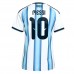 Argentina Lionel Messi #10 Dámské Domácí Dres MS 2026 Krátkým Rukávem